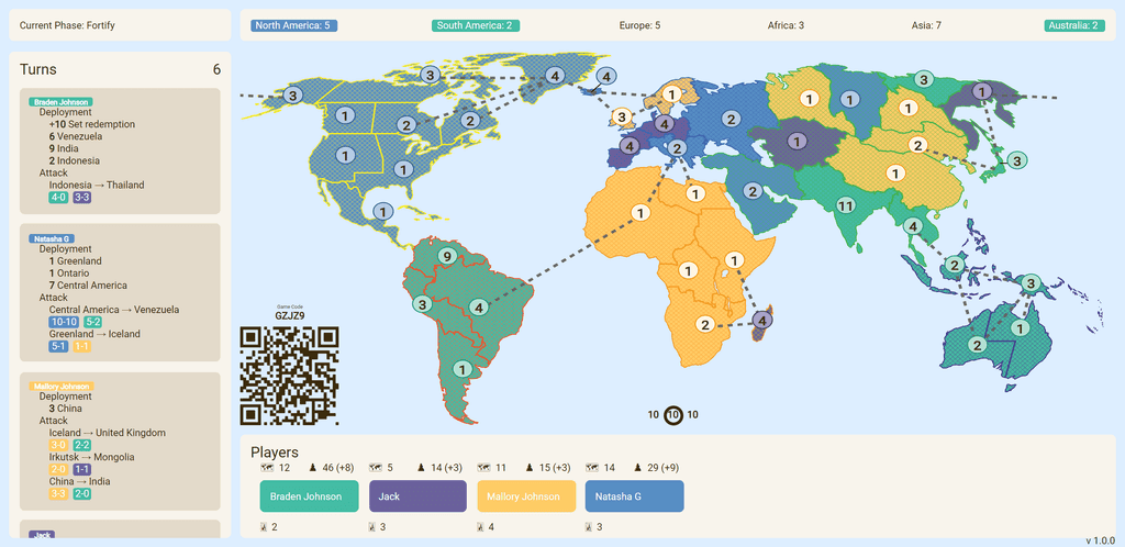 Global Conquest board